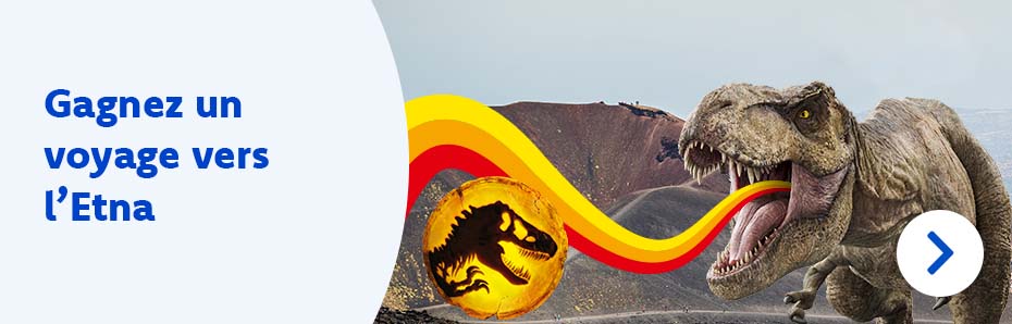 Envie de découvrir un volcan encore en activité ? Participez à notre concours du 8/12 au 31/12/2022 inclus en collaboration avec Universal et tentez de remporter une aventure sur l’Etna !
