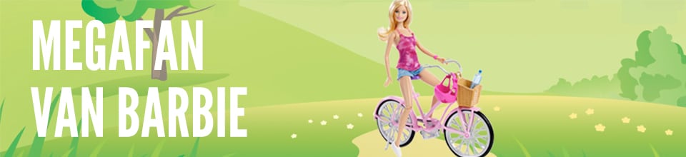 Barbie op de fiets