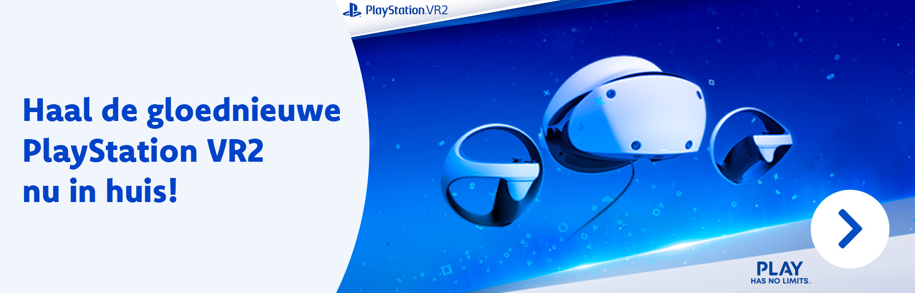 Vanaf 12 mei ligt de gloednieuwe Playstation VR2 in je DreamLand-winkel. Ontdek hem nu!