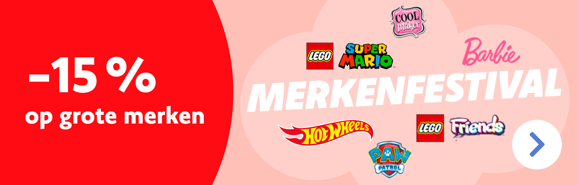 Haal nu het leukste speelgoed  en scoor 15 % korting bij aankoop vanaf 2 stuks! Vind alles hier of in je DreamLand-winkel!