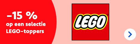 Nog t.e.m. 11 juni profiteer je van 15 % korting op een mooie selectie LEGO-toppers! Ontdek ze allemaal in je DreamLand-winkel of op dreamland.be!