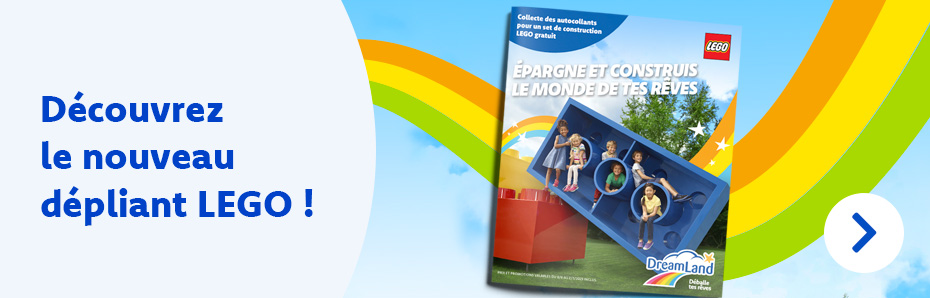 L'univers LEGO ne cesse de s'étendre ! Découvrez maintenant les plus chouettes boîtes de construction et sets de jeux dans le nouveau dépliant LEGO. À vos constructions !