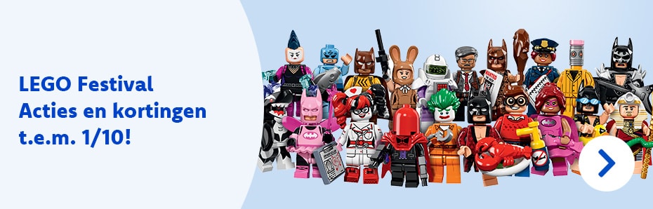 Nog tot en met 1 oktober is het LEGO festival bij DreamLand. Doe nu mee aan de wedstrijd, scoor een kortingsbon en profiteer van verschillende kortingen.