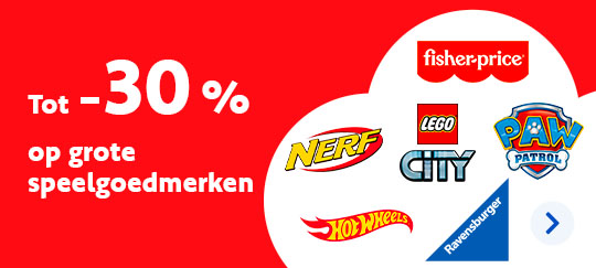 Merkenfestival bij DreamLand! Nog t.e.m. 15/10 krijg je tot 30 % korting op grote speelgoedmerken. Grijp je kans en shop nu! 