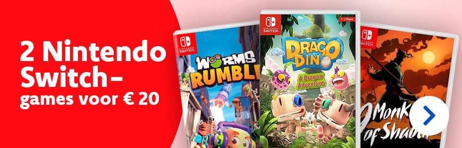 2 Nintendo Switch-games voor € 20