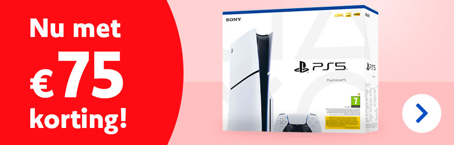 PlayStation® 5: nu met €75 korting!