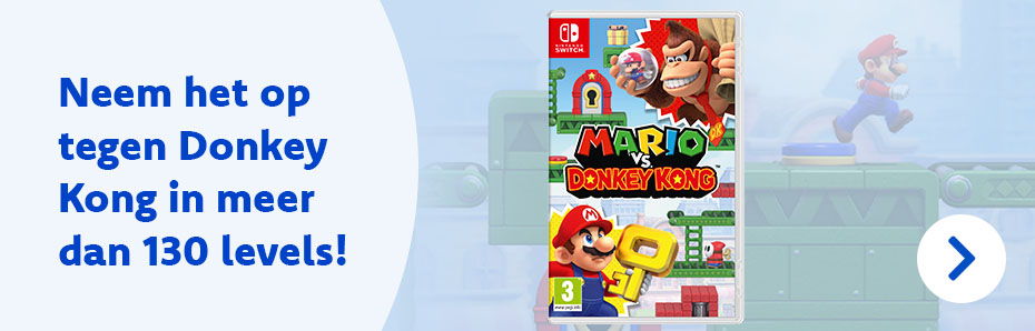 Ga de uitdaging aan: Mario vs. Donkey Kong!