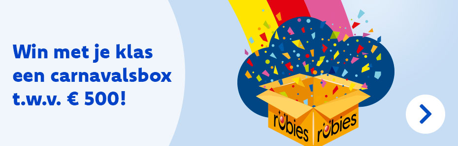 Win met je klas een carnavalsbox t.w.v. €500!