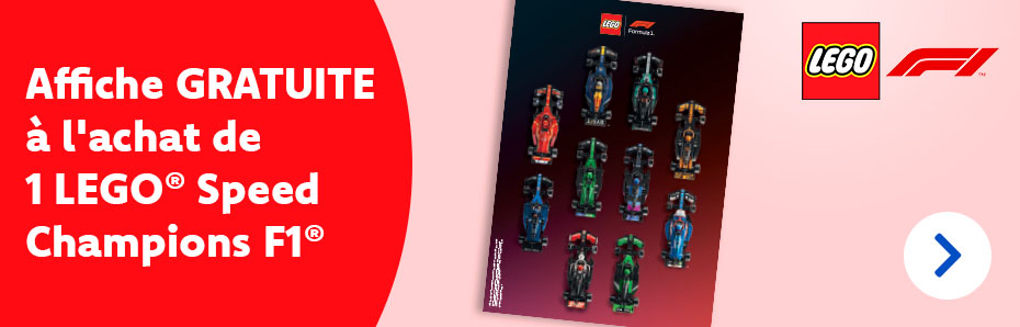 Affiche LEGO F1 gratuite