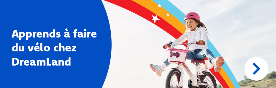 Votre enfant est prêt à découvrir le vélo à deux roues ? Alors, notre expérience « Apprendre à faire du vélo » est faite pour vous !