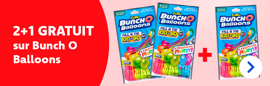 2+1 sur Bunch O balloons
