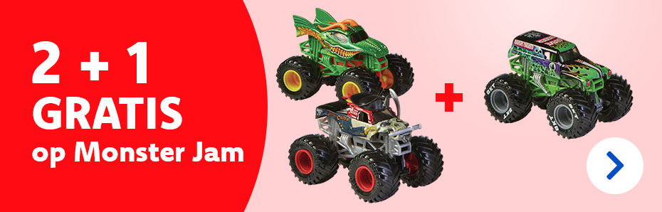 2 + 1 GRATIS op Monster Jam