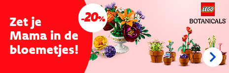Bij DreamLand profiteer je t.e.m. 11/5 van 20% korting op LEGO Botanicals