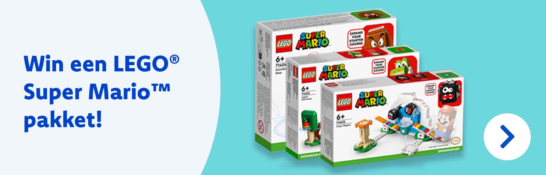 LEGO® Peach™ vervoegt Super Mario™ universum! Doe mee met onze wedstrijd en wie weet win jij een supercool LEGO® Super Mario™ pakket!