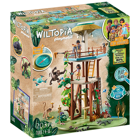 Playmobil Wiltopia: Onderzoeksstation met kompas