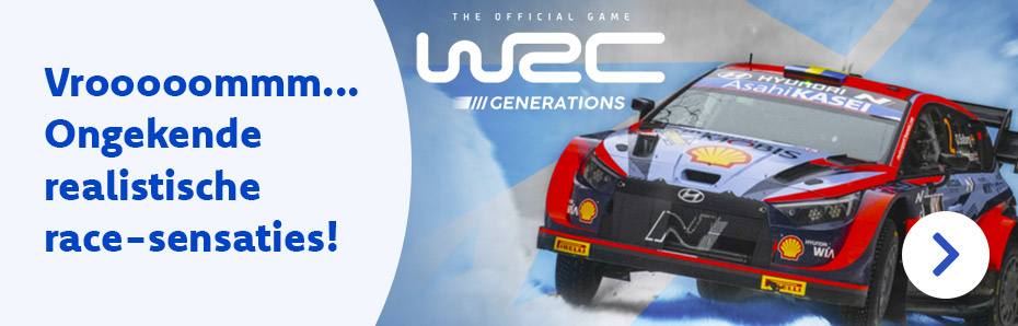Race met krachtige wagens in de beroemdste rally’s aller tijden dankzij de authentieke en uitgebreide rally-race-simulatie van WRC Generations op PS5. Met een ongekend niveau van realisme!
