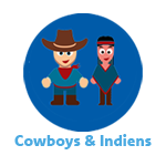 Cowboy en Indiaan logo