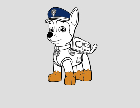 Kleurplaat Chase PAW Patrol Kleurplaat Chase PAW Patrol