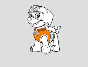 Kleurplaat Zuma PAW Patrol Kleurplaat Zuma PAW Patrol