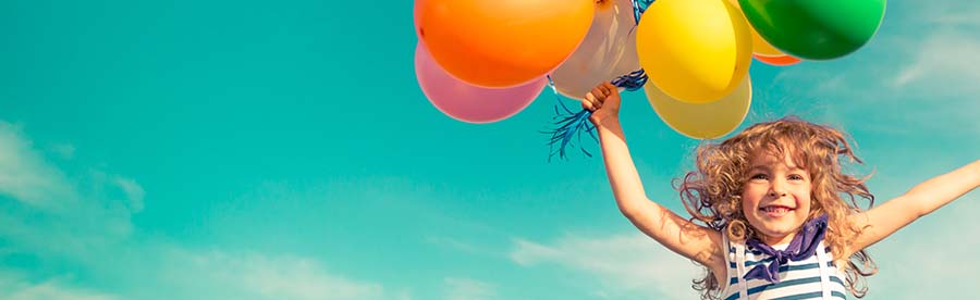 Je ballonnen laten vullen met helium bij DreamLand